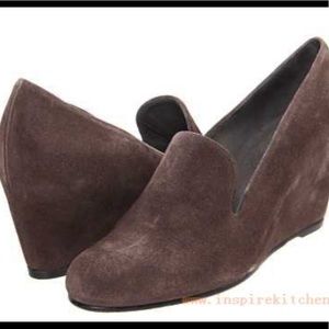 Stuart Weitzman wedge heels arise brown